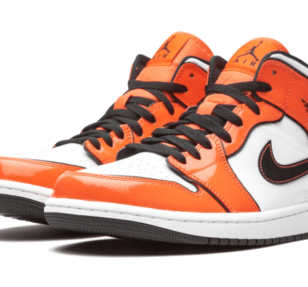Nike Sko Air Jordan 1 Mid Turf Orange
